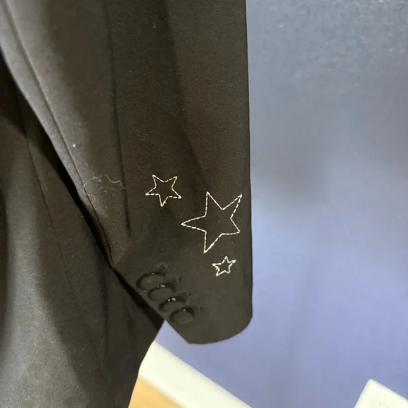 Studio Refined by Torrid Embellished Blazer, Hearts, Stars, & Skull, Size 1X - Picture 8 of 11